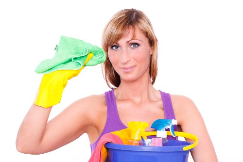 Professional carpet cleaners working in Upper Walthamstow living room