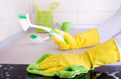 Curtain cleaning process in an Upper Walthamstow property