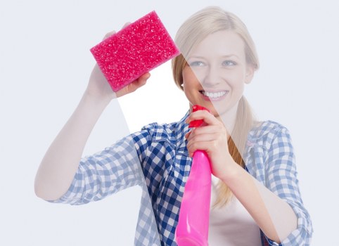 Specialist stain treatment on fabric furniture